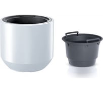 Кашпо с вкладышем Prosperplast HEOS DPHEW400 S449 39х44 см, 18/46 л, белое 061231