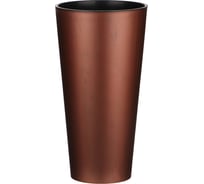 Кашпо с вкладышем Prosperplast Tubus Slim Corten DTUS250C 7601U 25х47 см, медь 059317