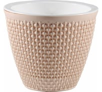 Кашпо bmc Ротанг КШ7957 пудра, 19х15.8 см, 3 л 058827