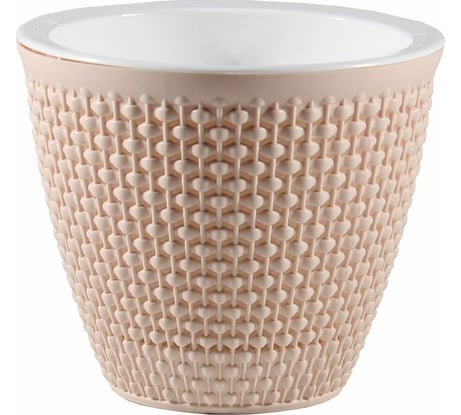 Кашпо bmc Ротанг КШ6470 пудра, 15.5х17 см, 1.6 л 057623