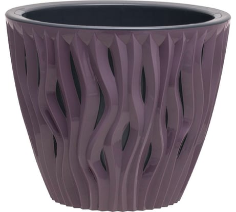 Кашпо bmc Вдохновение КШ9067 сливовое, 15.5х15..5 см, 1.6 л 062692