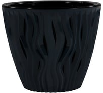 Кашпо bmc Вдохновение КШ7933 антрацит, 21х18 см, 4.5 л 058800