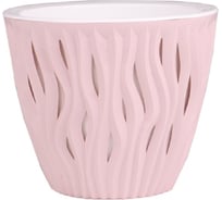 Кашпо bmc Вдохновение КШ8645 бежево-розовое, 15.5х15.5 см, 1.6 л 060877