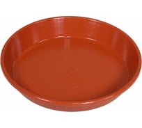 Цветной поддон ФлораПласт 20 терракотовый 001042