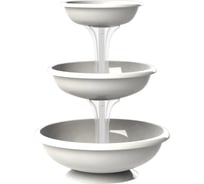 Трехъярусный каскад Bama Spa Fontana 62002 30/40/50х64 см, белый 034012