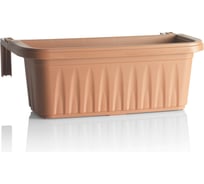 Балконный ящик с креплением на перила Bama Spa Rondine 30225 80х20х18.5 см, терракотовый 053184