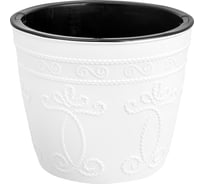 Кашпо bmc КШ7965 Ажур белое/черное, 19х19 см, 3 л 058834