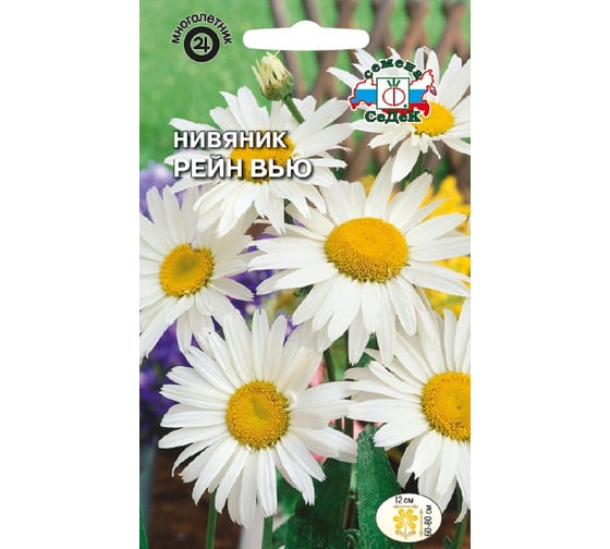 Семена СеДек Нивяник хризантема Рейн Вью 00000013989 1