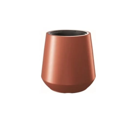 Кашпо с вкладышем Prosperplast HEOS DBHET400 7598U 39.5х35 см, 8/32 л, медь 062566 1