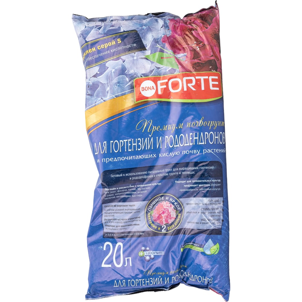 Грунт Bona Forte Премиум Для гортензий, рододендронов и предпочитающих ...