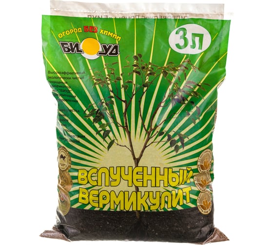 Вспученный вермикулит БИУД 3 л 01-000057