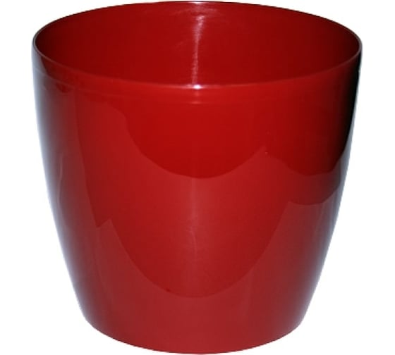 Кашпо LAMELA Sp.z o.202 MAGNOLIA d15 5 h13 7 см 2 л красный 030920 1