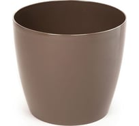 Кашпо LAMELA Sp.z o.202 MAGNOLIA 15.5х13.7 см, 2 л, серо-коричневое 050682