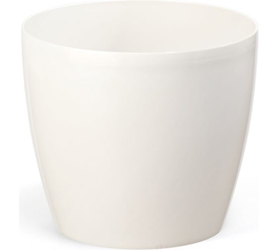 Кашпо LAMELA Sp.z o.201 MAGNOLIA 13.5х11.9 см, 1.32 л, белое 047619