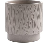Круглое кашпо PLASTECNIC S.p.A. NATURALIA 39х39 см, 41.8 л, кофе 059694