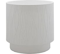 Круглое кашпо PLASTECNIC S.p.A. NATURALIA 39х39 см, 41.8 л, белое 059691