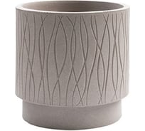 Круглое кашпо PLASTECNIC S.p.A. NATURALIA 29х28 см, 17 л, кофе 059687