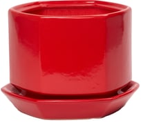Горшок для цветов Котовская керамика Меркурий №2 красный, 2.7 л 10001169