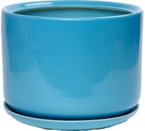 Горшок для цветов Котовская керамика Орфей №2 голубой, 6 л 81932580