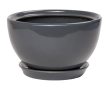 Горшок для цветов Котовская керамика Камелия №3 серый, 0.8 л 10001095