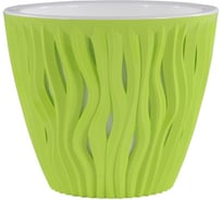 Кашпо bmc КШ5404 Вдохновение фисташковое, 15.5х15.5 см, 1.6 л 057565