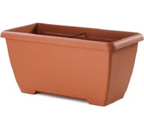 Балконный ящик PLASTECNIC S.p.A. 7105468007 TERRAE MAXI BOX 80х43х38.5 см, 79 л, терракотовый 063202