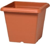 Квадратное кашпо PLASTECNIC S.p.A. 7105495007 TERRAE SQUARE 48х48х40.7 см, 56 л, терракотовое 063156