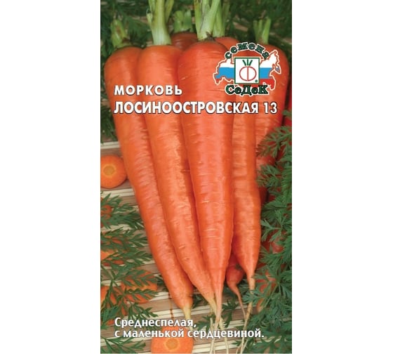 Семена СеДек морковь Лосиноостровская 13 00000013737 1