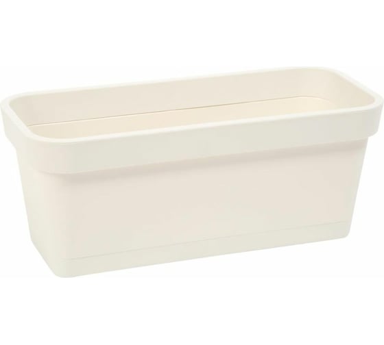 Балконный ящик LAMELA Sp.z o. Lobella 639 40х17х16 см, кремовый 047602 1