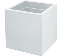 Кашпо GREEN LAND CUBO 30x30х30 см, белое 10CB_30-30-30_SW