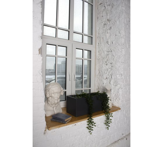 Ящик GREEN LAND CUBO 30x80х30 см, темно-серое 20CB_30-80-30_GR