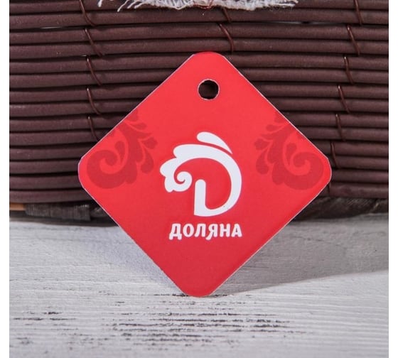 Плетеное кашпо Доляна Брауни 16.5х16.5х16.5 см, коричневое 5163598