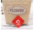 Плетеное кашпо Доляна FLOWER трапеция, 15х10х15 см 5052182 6