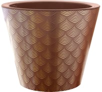 Кашпо bmc КШ 9278 Классика Флейк мокко, 23х19.5 см, 5 л 064375