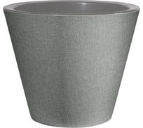 Кашпо bmc КШ 9333 Декор Коттон серое, 19х16 см, 3 л 064386