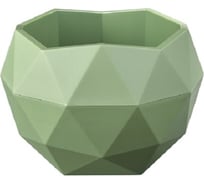 Кашпо bmc КШ 9201 Топаз оливковое, 21.8х15 см, 2.5 л 063919