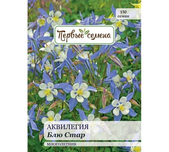 Семена Первые семена Аквилегия Блю Стар 023361-1Семена 1