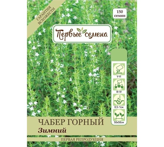Семена Первые семена Чабер горный Зимний 033583-1Семена 1