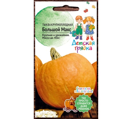Семена Детская грядка Тыква крупноплодная Большой Макс 1.5 г 122813