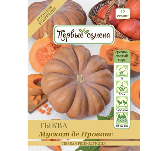 Семена Первые семена Тыква Мускат де Прованс 020512-1Семена