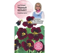 Семена ОКТЯБРИНА ГАНИЧКИНА Настурция Черный вельвет 1 г 119265