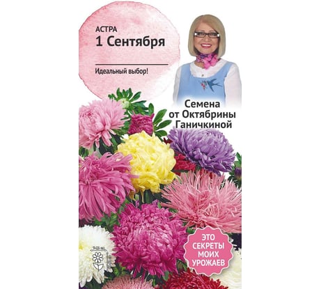 Семена ОКТЯБРИНА ГАНИЧКИНА Астра 1 сентября 0.3 г 119083