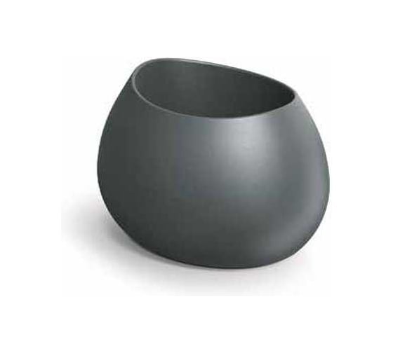 Кашпо Scheurich пластик Evolia 60х50 h38см 23л графит (graphite) 073024