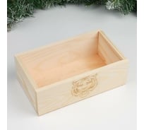 Деревянное кашпо Сималенд Символ года 2022. Тигр, маска, 24.5х14х8 см 7018062