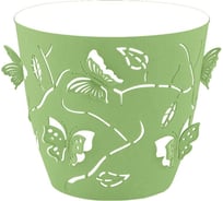 Горшок для цветов Plast Team Butterflies, 2,5 л, зеленое яблоко 256261