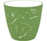 Горшок для цветов Plast Team Butterflies, 2,5 л, зеленое яблоко 256261 2