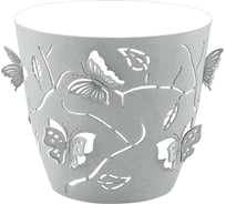 Горшок для цветов Plast Team Butterflies, 2,5 л, серый шторм 256258