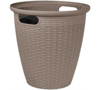 Кашпо напольное Ingreen Rattan, с внутренним горшком, 10 л, французский платан 272732