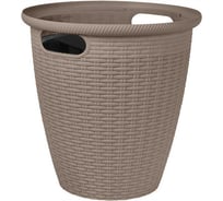 Кашпо напольное Ingreen Rattan, с внутренним горшком, 30 л, французский платан 272734