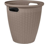 Кашпо напольное Ingreen Rattan, с внутренним горшком, 20 л, французский платан 272733